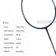 LI-NING Ignite 8 Badminton Racquet (Black/Blue/Old Gold, Unstrung)