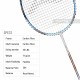 LI-NING Ignite 8 Badminton Racquet (Pearl White/Blue, Unstrung)