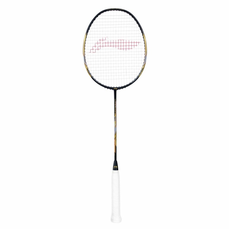LI-NING Windstorm 72 Badminton Racquet (Black/Gold, Unstrung)