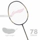 LI-NING Windstorm 78+ Badminton Racquet (Black/Gold, Unstrung)