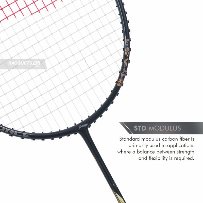 LI-NING AX-FORCE Blast Badminton Racquet (Black/Rich Gold, Unstrung)