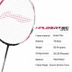 LI-NING Halbertec 4000 Badminton Racquet (Pearl White/Neon Pink, Unstrung)