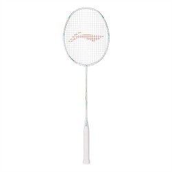 LI-NING AX-FORCE 60 Badminton Racquet (White, Unstrung)
