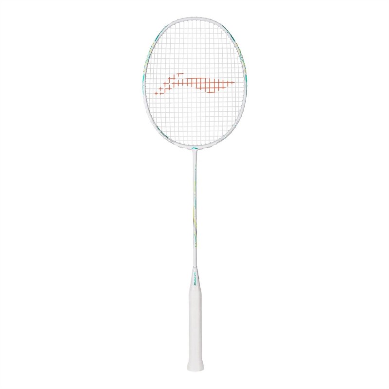 LI-NING AX-FORCE 60 Badminton Racquet (White, Unstrung)