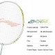 LI-NING Bladex Spiral Badminton Racquet (Neon Brilliant Yellow, Unstrung)