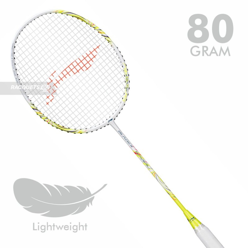 LI-NING Bladex Spiral Badminton Racquet (Neon Brilliant Yellow, Unstrung)