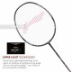 LI-NING G Force 3900 II Superlite Badminton Racquet (Dark Grey, Unstrung)