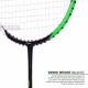 LI-NING Halbertec 3000 Badminton Racquet (Pearl White/Jade Green, Unstrung)