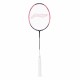 LI-NING Halbertec Motor Pro Badminton Racquet (Black/Pink/White, Unstrung)