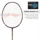 LI-NING Blaze 100 Badminton Racquet (Merlot/Gold/Red, Unstrung)