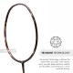 LI-NING Blaze 100 Badminton Racquet (Merlot/Gold/Red, Unstrung)