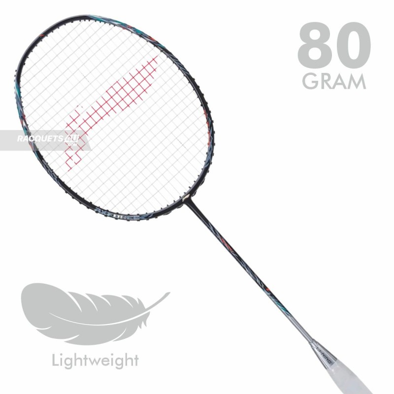LI-NING AX-FORCE 70 Badminton Racquet (Black/Silver, Unstrung)