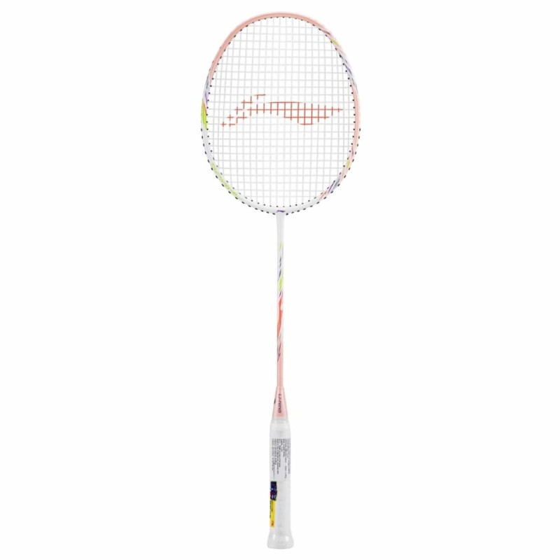 LI-NING Bladex Spiral Badminton Racquet (Light Smoke/Pink, Unstrung)