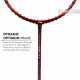 LI-NING Ignite 8 Badminton Racquet (Dark Red/Rich Gold, Unstrung)