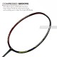 LI-NING Ignite 8 Badminton Racquet (Cool Gray/Bull Red, Unstrung)