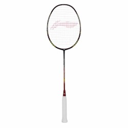 LI-NING Ignite 8 Badminton Racquet (Cool Gray/Bull Red, Unstrung)