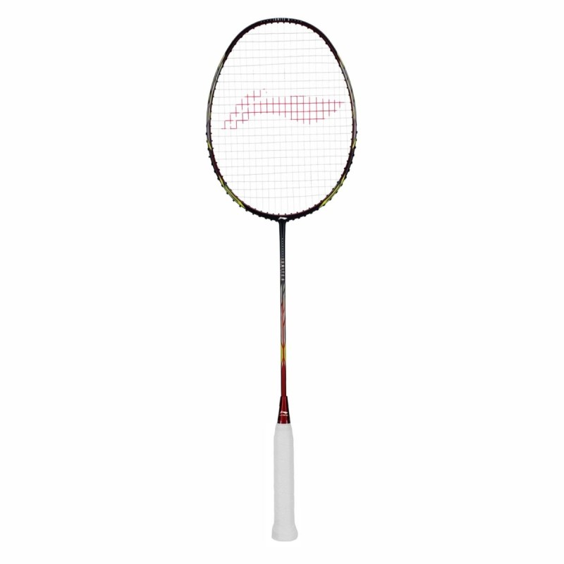 LI-NING Ignite 8 Badminton Racquet (Cool Gray/Bull Red, Unstrung)