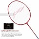 LI-NING G Force 3900 II Superlite Badminton Racquet (Red/Navy, Unstrung)