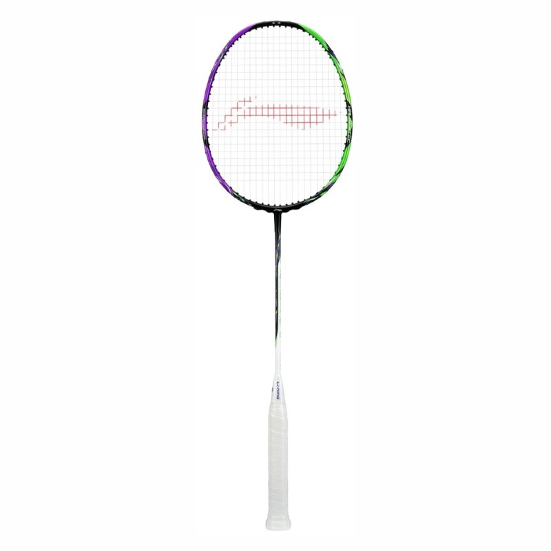 LI-NING Halbertec 9000 Badminton Racquet (3U, Green/Purple, Unstrung)