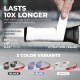 TOURNA Mega Tac Pickleball Overgrip (10 Pack, Blue)