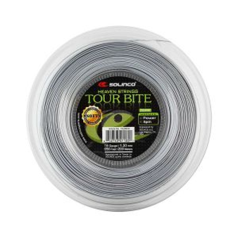 SOLINCO Tour Bite Soft Tennis String Reel (16 / 1.30mm, 200 m)