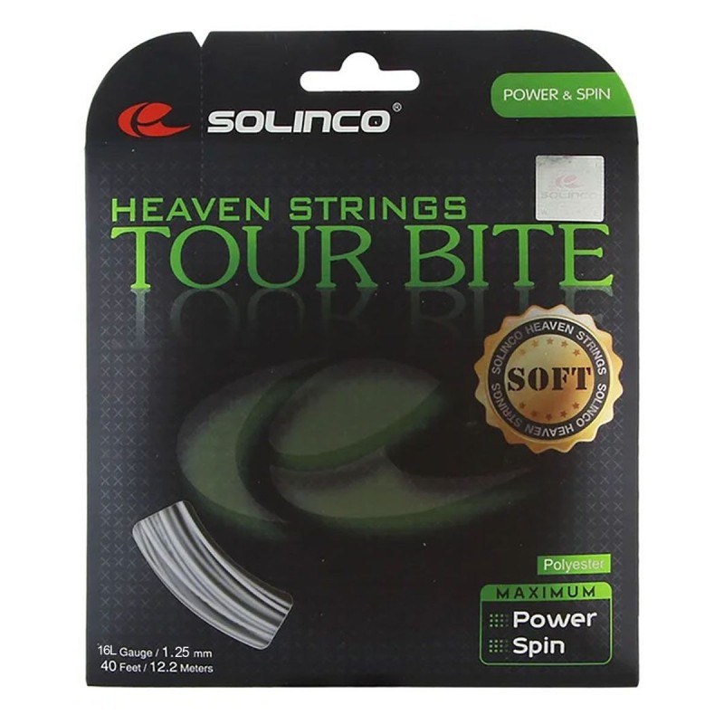 SOLINCO Tour Bite Soft Tennis String  (Cut From Reel, 16L / 1.25mm)