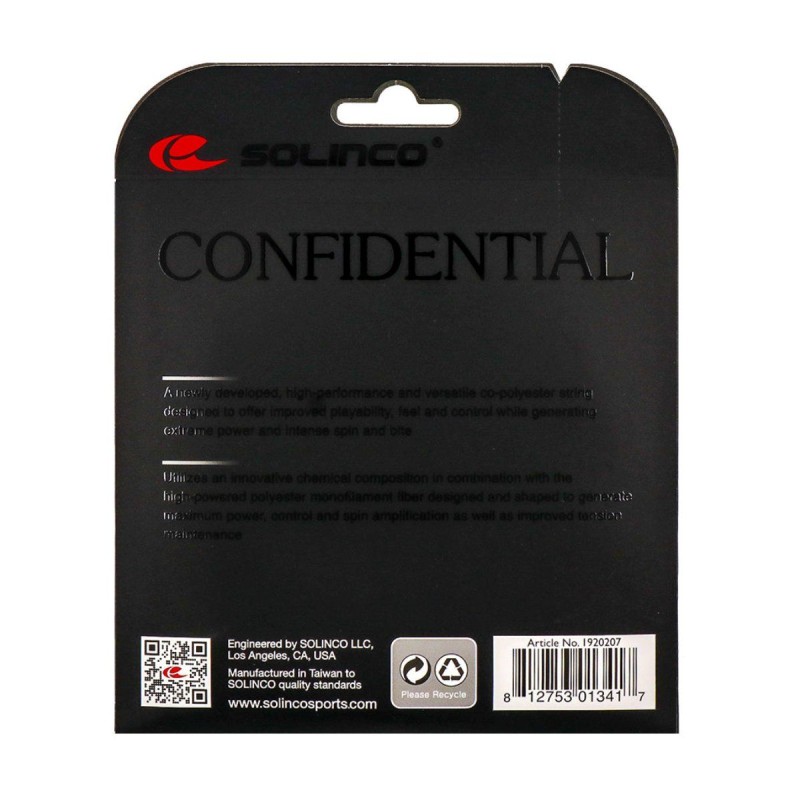 SOLINCO Confidential Tennis String Set (17 / 1.20mm)