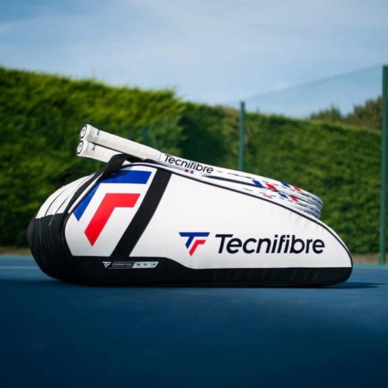 TECNIFIBRE Tour Endurance 12 2025 Racquet Squash Kit Bag (White)