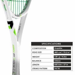TECNIFIBRE Slash 120 Power Squash Racquet