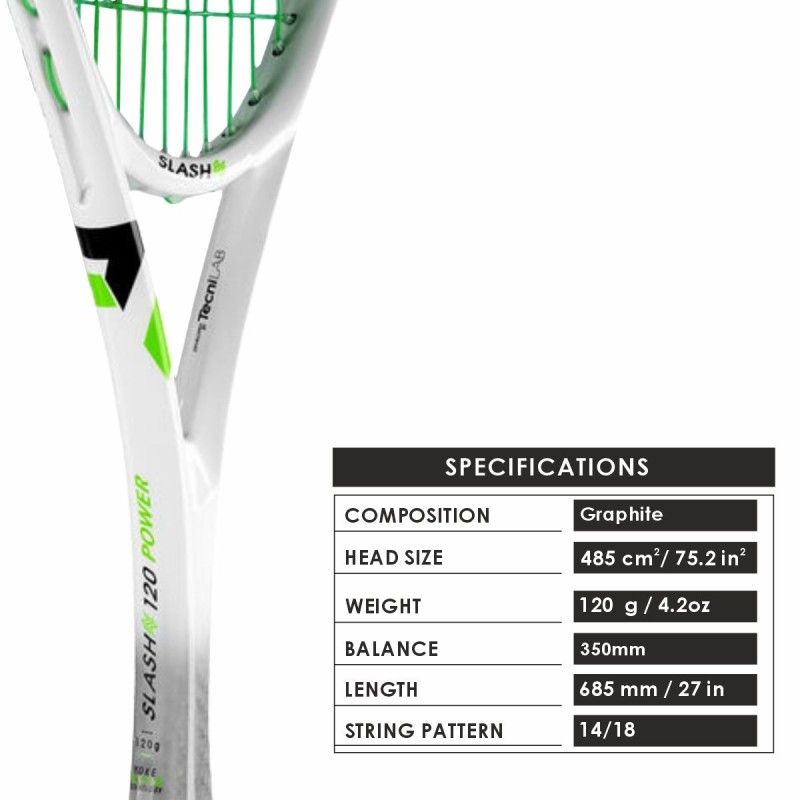 TECNIFIBRE Slash 120 Power Squash Racquet
