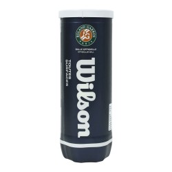WILSON Roland Garros All Court Tennis Ball Can (3 Balls)