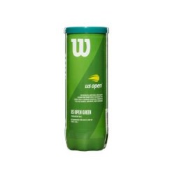 WILSON US Open Green Transition Tennis Ball Can (3 Balls)