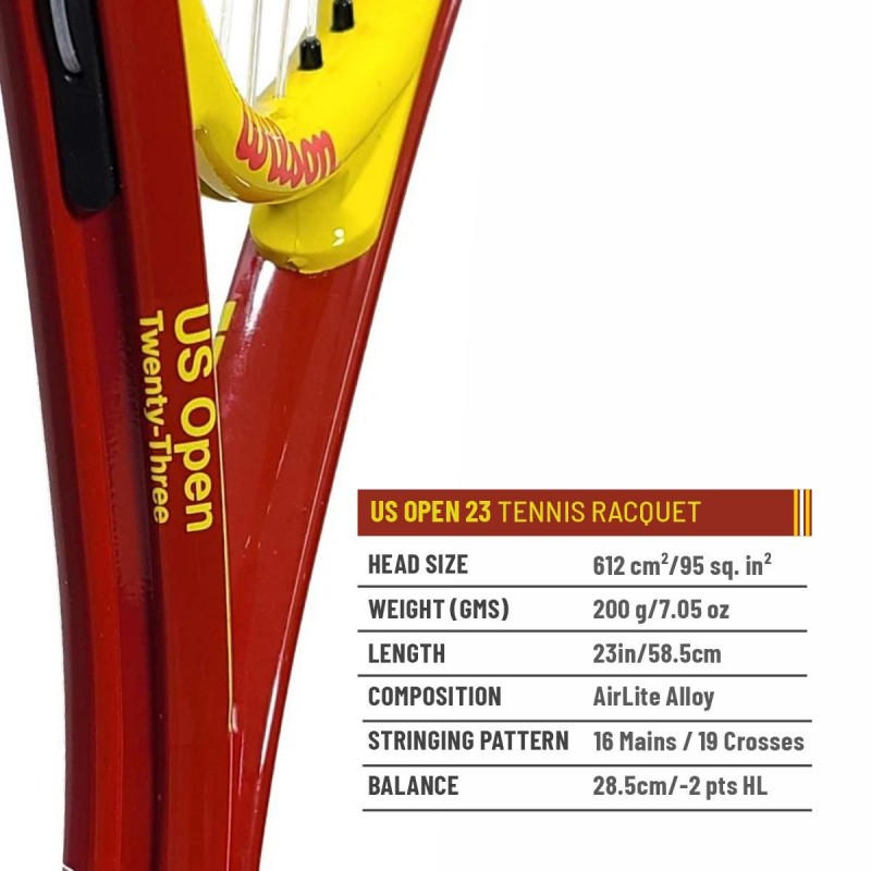 Wilson US Open 23 Junior Tennis Racquet