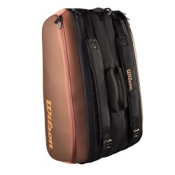 WILSON Pro Staff V14 Super Tour 15R Kitbag (Black/Brown)