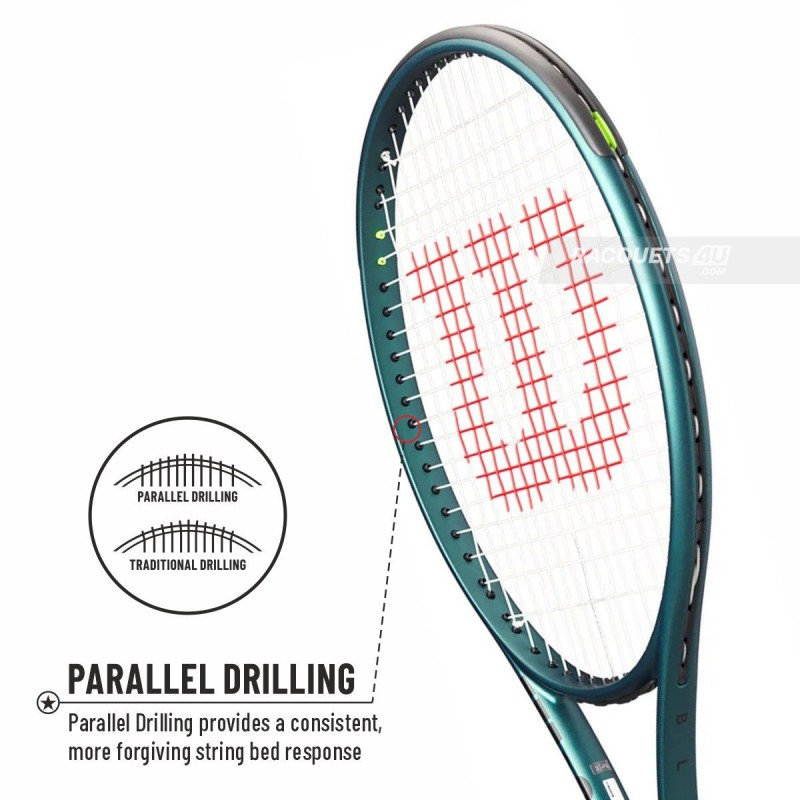 WILSON Blade 100UL V9 Tennis Racquet (265 g, Unstrung)