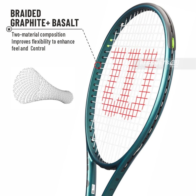 WILSON Blade 100L V9 Tennis Racquet (285 g, Unstrung)