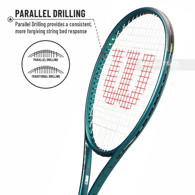 WILSON Blade 98 18x20 V9 Tennis Racquet (305 g, Unstrung)