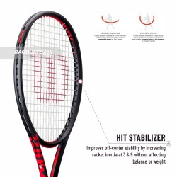 WILSON Clash 100UL V3 Tennis Racquet (265g, Unstrung)