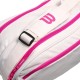 Wilson Advantage 6R Tennis Kit Bag (White/Pink)