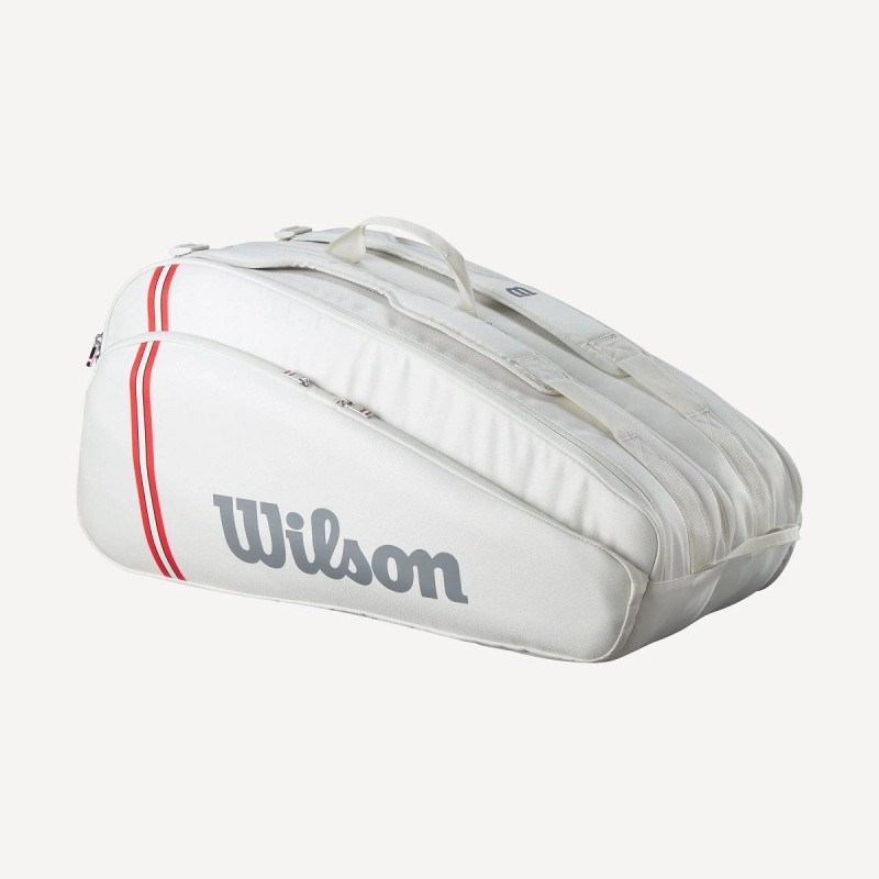 Wilson Tour 12R Tennis Kit Bag (Off White)