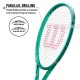 WILSON Blade 98 18x20 V10 Tennis Racquet (305 g, Unstrung)
