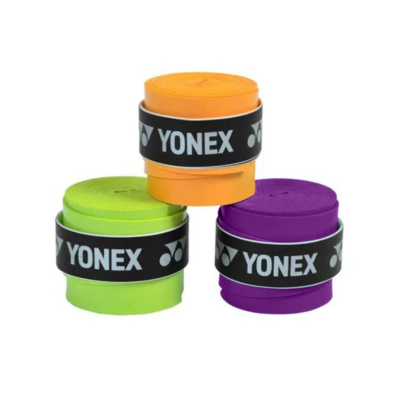 YONEX AC 102 Badminton Grip (3 Pcs, Assorted)