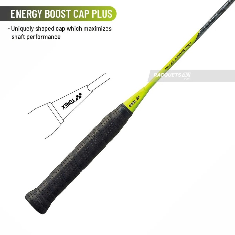 YONEX Arcsaber 7 Pro Badminton Racquet (Grey/Yellow, Unstrung)