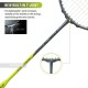YONEX Arcsaber 7 Pro Badminton Racquet (Grey/Yellow, Unstrung)