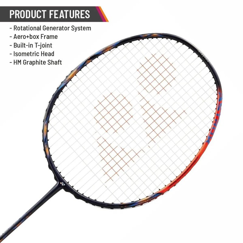 YONEX Astrox 77 Pro Badminton Racquet (High Orange, Unstrung)