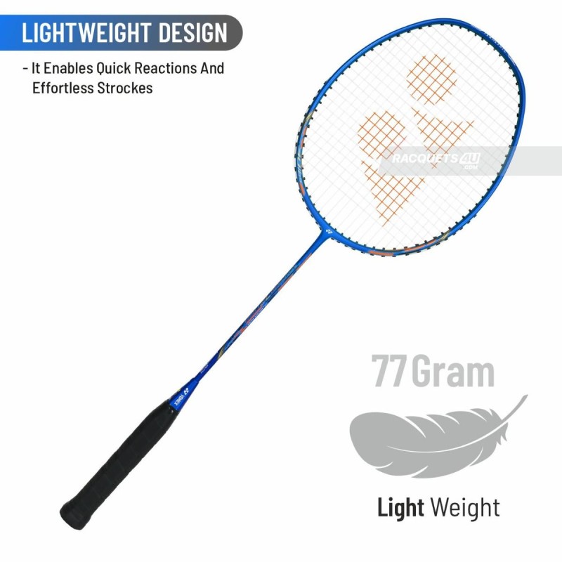 Yonex Nanoray 72 Light Badminton Racquet (Strung, Blue)