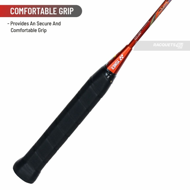 Yonex Nanoray 72 Light Badminton Racquet (Strung, Red)