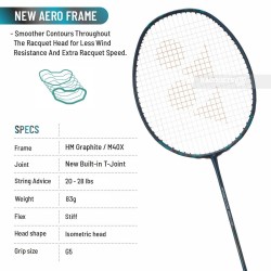 YONEX Nanoflare 800 Pro Badminton Racquet (Unstrung, Deep Green)