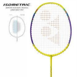 YONEX Nanoflare 002 Clear Badminton Racquet (G5 Strung, Yellow)