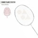 YONEX Nanoflare Nextage Badminton Racquet (Strung, White/Grey)